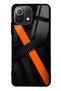 Xiaomi Mi 11 Lite Glossy Phone Case with Carbon Knitted Design