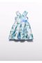 Mayoral Abel Lula Girl's Floral Taffeta Evening Dress Green - 3