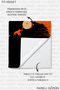 Orange Beach Towel with Cat Figure - Modern Black Marine Pool Sea Quick-Dry Microfiber Towel - 8