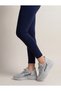 Gray Women's Lace-Up Knitwear Sports Shoes Sneaker - 2