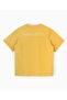 DARK SOIL | Oversized Basic T-shirt in Cotton Mustard Yellow - 5