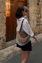 Camila Shawl Detailed Mini Straw Bag