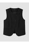 Nevavm Women's Classic Vest with Oval Collar - 5