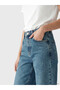 Rmz Gi̇yi̇m Farkiyla High Waist Wide Leg Women's Jean Pants - 3
