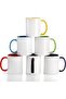 12 OZ Blank Ceramic Coffee Mugs with Handles, DIY Sublimation Coated, Microwave & Dishwasher Safe