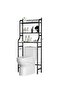 Over Toilet Storage Rack 3-Tier Bathroom Organizer Space Saving Metal Shelf With Side Hooks - 3