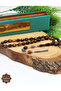 Yellow Black Glittering Barley Cut Silver Tassel Clasp Amber Prayer Beads 201025582 - 2