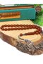 Honey Color Egg Cut Silver Tassel Clasp Amber Prayer Beads 201025583 - 3