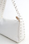 Studded Detail Baguette Bag Ç1063 - 5