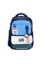 Set of 3 Primary School School Bag Backpack Set with Lunch Box and Pen Holder Navy Blue-Blue 1816 - 2