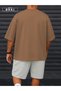Street Fashion Plus Size Unisex Oversize T-Shirt Shorts Set - 3