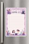 Shopping List - A5 - Magnetic - Pvc - Refrigerator Note Holder & Desktop - Summer Erase - Planner