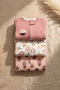 3-Pack 100% Cotton Baby Romper Set - Breathable Anti-Allergic Fabric, Zippered Boho Patterned Pajamas - 3