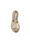 Vera Gold Genuine Leather Women's Slippers - 5