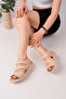 Vrp-120 Genuine Leather Sandals with Velcro Straps - 4