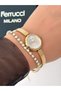 Steel Strap Minimal Case Guaranteed Waterproof Women's Wristwatch + Bracelet Gift - 2