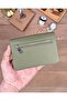 Genuine Leather Card Holder Zippered Small Women's Wallet 2152 - 5