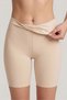 Women's Skin Color High Waist Gathering Seamless Corset - 3