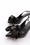 2033 Women's Bow Detailed Heeled Shoes - 4