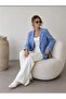 Jacket, Single Button Linen Jacket - 2