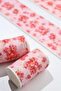 Pink Floral Pattern Washi Tape 2 Meter for Bullet Journal and Scrapbook - 5