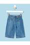 Infant Girls Blue Embellished Wideleg Jeans With Headband - 5