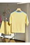 Children's Ribbon Print Striped Shorts-T-Shirt Summer Set - 3