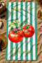 Born to Sauce Tomato Patterned Printed Beach Towel - 2