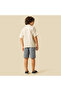 Camp Collar Short Sleeve Shirt and Shorts Set with Drawstring Closure - 4