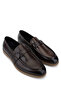 Men's Genuine Leather Brown Classic Shoes - 2