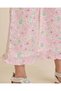 Girls Pink Floral Lurex Frill Trouser - 5