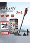 Vacuum Cleaner,3 IN 1 Handheld Stick Vacuum Cleaner with Dust Bag Capacity,Ideal for Home, Car, Hard Floor, Carpet, Pet Hair,2600w,SK-13034 - 2