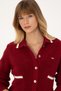 Women's Dark Raspberry Knitwear Cardigan 50315553-Vr104 - 2