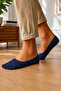 3 Pairs of Seamless Silicone Men's Combed Cotton Ballerina Socks - 2
