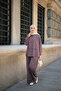 Women's Judge Collar Trouser Suit Cherry Rot - 3