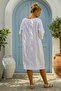 White Casual 100% Linen Woven Dress 102 61 - 5