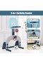 3-in-1 Basketball, Football & Ring Toss Stand - 7