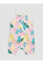Printed Baby Girl 2-Piece Jumpsuit with Straps