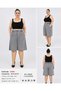 Plus Size Elastic Waist Lace-Up Loose Fit Tencel Fabric Denim Women's Shorts - 2