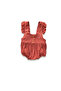 Bamboo Ruffle Romper- Lilac