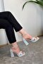 Cross Strap High 10 cm Heel Evening Dress Shoes - 3