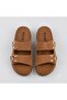 (Pollen) Velcro Very Comfortable Daily Women's Slippers Taba - 3