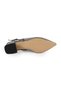 Women's Silvery Heeled Shoes Pointed Toe Short Thick Heel Slingback Stylish Evening Dress Jurdan Sole L085K1109 - 4