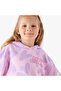 Heart Print Hooded Sweatshirt with Long Sleeves - 4