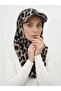 Ready-Made Shawl with Hat - Leopard Pattern - Pool and Sea Cap That Can Be Used over the Hijab - Flexible Fabric - 5
