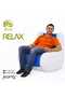 Inflatable Sofa Chair Electric Air Lounger with Comfort Seat - 2
