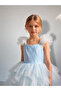 Detachable Train, Short in Front and Long in Back Girls' Graduation Dress - 4