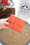 Star Stitched Genuine Leather Women's Wallet 1372