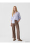 Nevavm Striped Linen Blend Women's Shirt with a Difference - 2