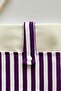 Striped Model Pocketed Fabric Book Cover - Gift for Book Lovers - 7
